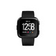 Fitbit versa smartwatch schwarz aluminium/ schwarz