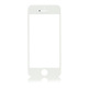 iPhone 5/5S/5C/SE Glas weiß vorne