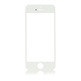 iPhone 5/5S/5C/SE Glas weiß vorne