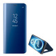 Buch-Art Spiegel-Kasten - Samsung Galaxy S9 Blau