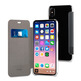 Case Black Folio Double PU Transparent iPhone X Muvit