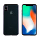 Hülle iPhone XR Bling Transparent Muvit Life Schwarz