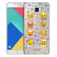 TPU Transparent Cover Crazy, Sad - Samsung Galaxy A3 2017 Emoji