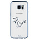 TPU Transparent Cover Love Samsung Galaxy S7 Edge Words