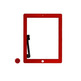 Digitalizer iPad 2 Rot