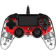 Mando Nacon Compact Wired Leuchtet Rot Oficial PS4