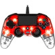 Mando Nacon Compact Wired Leuchtet Rot Oficial PS4