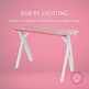Mesa Gaming Mars Gaming MGD100RGB 100x60x74 cm Rosa