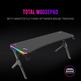 Mesa Gaming Mars Gaming RGB XL Schwarz 160x60 cm