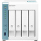 NAS-Servidor QNAP Desktop 4BAY NAS 1GB RAM 1GbE