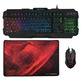 Pack Mars Gaming MCP118 (Teclado + Ratón + Alfombrilla)