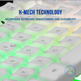 Pack Mars Gaming MCPX Teclado H-Mech + Ratón + Alfombrilla Blanco
