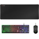 Pack Mars Gaming MCPX Teclado H-Mech + Ratón + Alfombrilla Negro