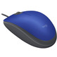 Ratón Logitech M110 Silent Mouse Azul 1000 DPI