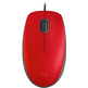 Ratón Logitech M110 Silent Mouse Rojo 1000 DPI