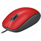 Ratón Logitech M110 Silent Mouse Rojo 1000 DPI