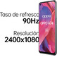 Smartphone Oppo A74 5G 6GB/128GB 6.5 '' Silber