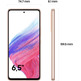 Smartphone Samsung Galaxy A53 8GB/256GB 6.5 '' 5G Naranja