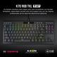 Teclado Corsair K70 TKL CS MX Rot (Español)