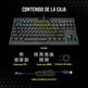 Teclado Corsair K70 TKL CS MX Rot (Español)