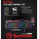 Teclado Gaming Scorpion KG760 Membrana