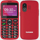 Teléfono Móvil Telefunken S520 für Personas Mayores Rojo