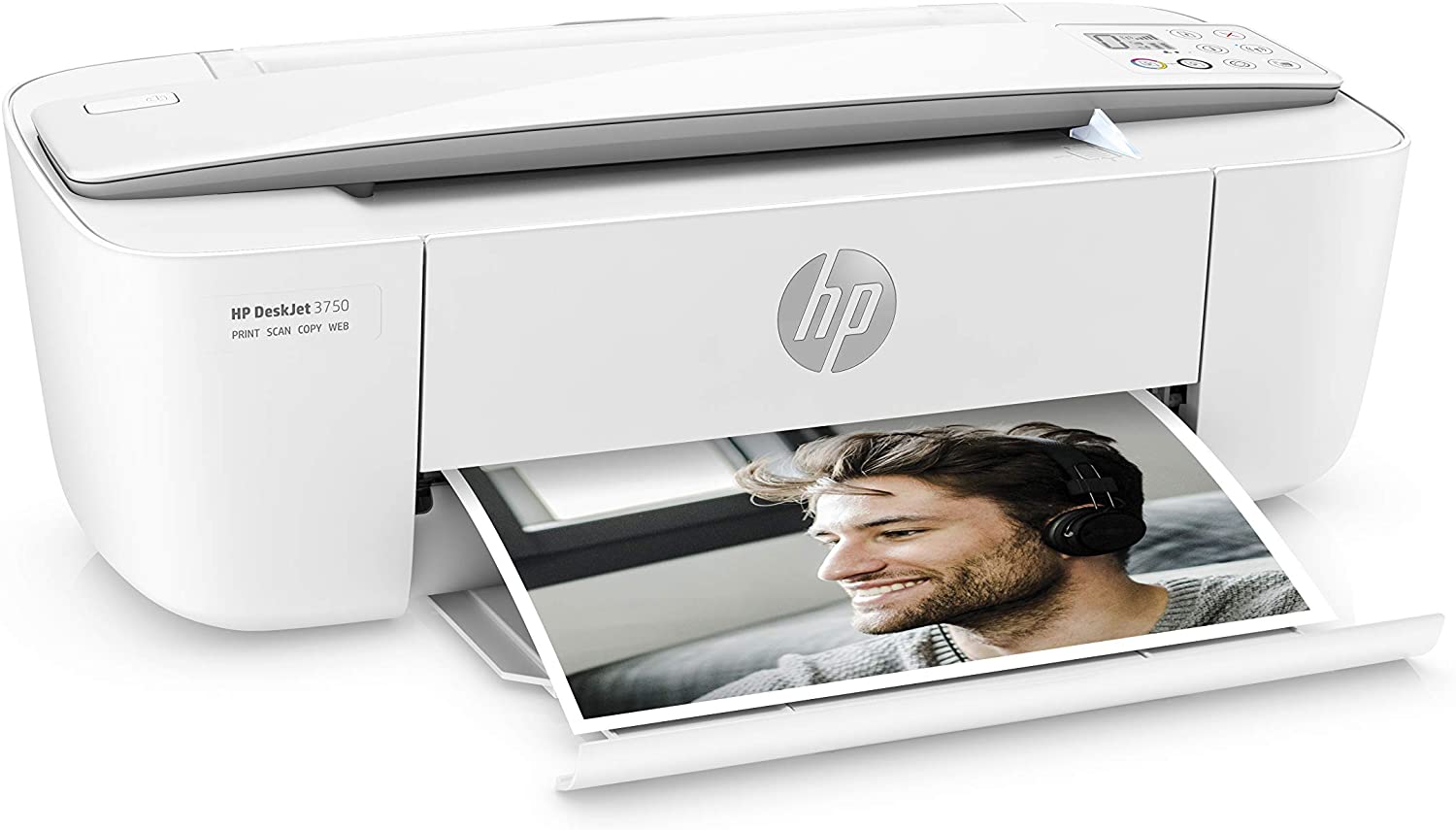 HP Deskjet 3750 White Wifi Multifunktionsdrucker