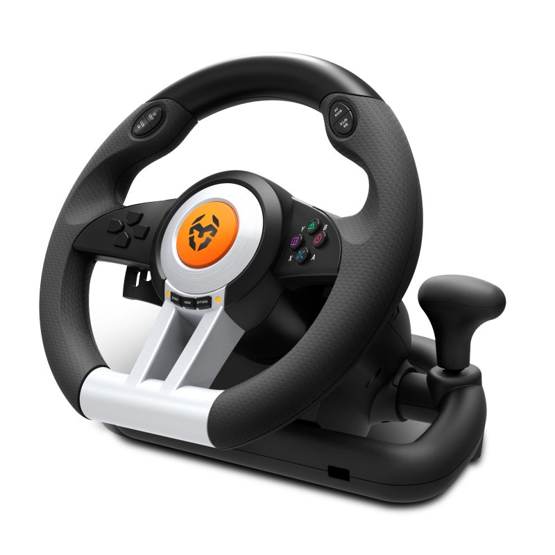 Gaming Racing Wheel Volante PC Lenkrad Rennspiel 180 ° für PS3