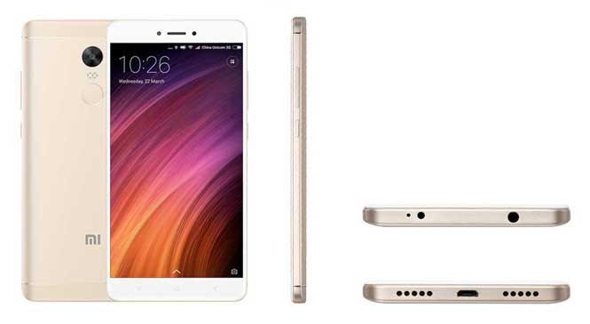 Xiaomi Redmi Note 4X (64Gb / 4Gb) Gold