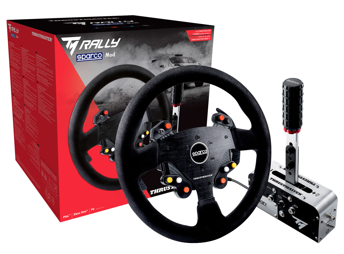 Thrustmaster TM Rally Race Gear Sparco MOD - DiscoAzul.com