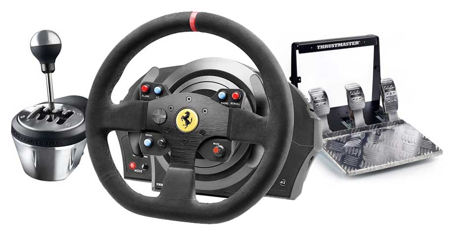 Настройка педалей thrustmaster t300rs ferrari alcantara