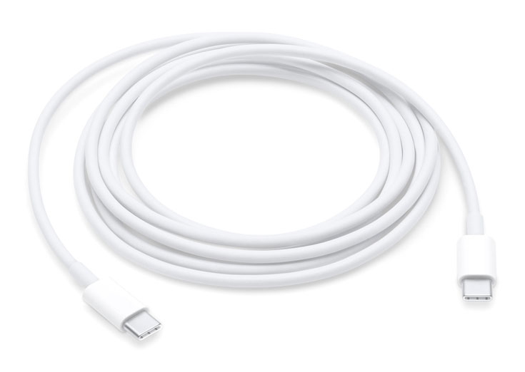 USB-C auf USB-C Kabel (2m) - Weiß
